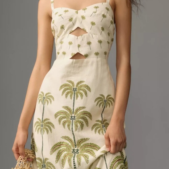 FARM RIO RUFFLE MAXI DRESS - Picture 3 of 5